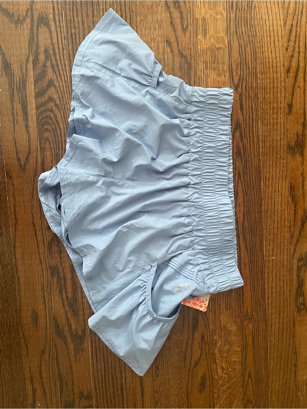 Light Blue Women’s free people movement Elastic-Waist Shorts
